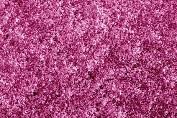 Frost op auto glas textuur in roze toon. — Stockfoto