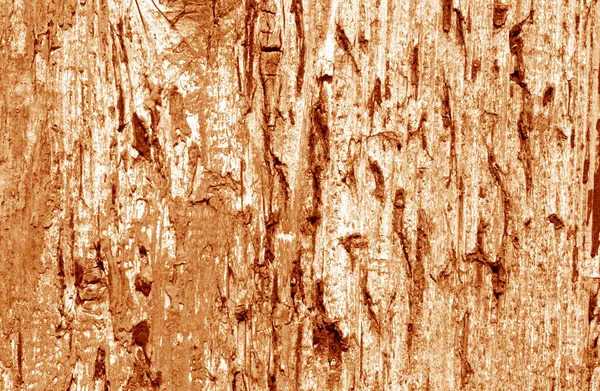 Grunge időjárású fa deszka felülete narancssárga árnyalatban. — Stock Fotó
