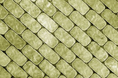 Taş kaldırım ve kaldırımlı yol. Mimari arkaplan ve doku                      