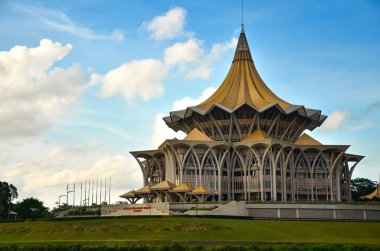 Sarawak, Malezya. 10 Temmuz 2013. Sarawak eyalet yasama Sarawak, Malezya devlet yasama derlemedir. Burası seçilmiş derleme erkekler tartışmak ve genel refah tartışma olduğunu.