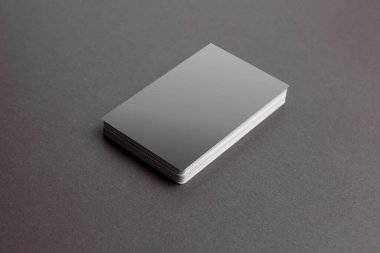 Siyahın kartvizit modeli. 