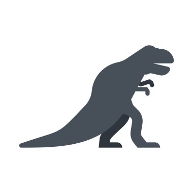 Tyrannosaur'u dinozor izole. Eski hayvan. Dino prehistorik canavar. Jurassic dönem yaratıktır. Vektör çizim