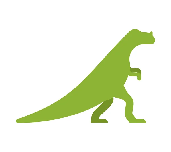ケラトサウルス恐竜が分離されました 古代の動物 恐竜先史時代のモンスター ジュラ紀の期間です ベクトル図 — ストックベクタ