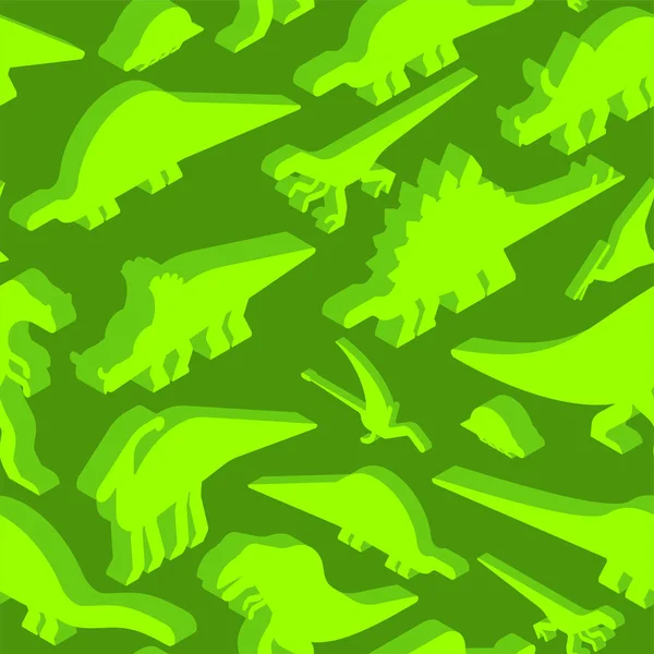 Vzor Bezešvé Dinosaurů Dino Texturu Pravěkých Monster Ještěrka Pozadí Starověké — Stockový vektor