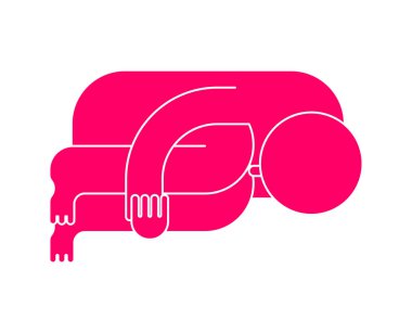 Mızmız simgesi. Mızmız işareti. Üzgün adam ağlıyor. İnledi sembolü. az daha unutuyordum sigh-yüz vektör çizim