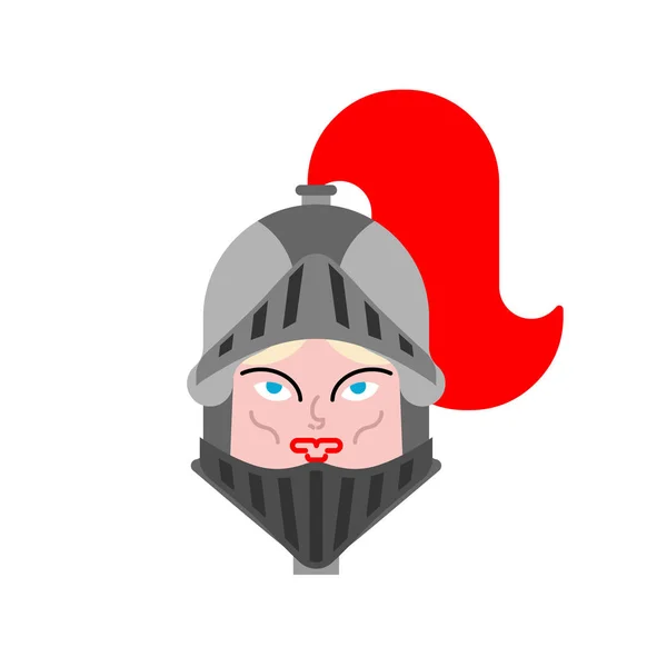 Joan Arc Wajah Potret Wanita Sejarah Ksatria Ilustrasi Pahlawan Nasional Stok Vektor Bebas Royalti