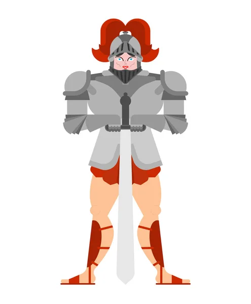 Joan Arc Wanita Sejarah Ksatria Pahlawan Nasional Perancis Vector Illustratio Stok Vektor Bebas Royalti