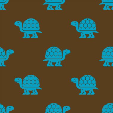 Kaplumbağa desen sorunsuz. Kaplumbağa vektör arka plan. Amfibi ornamen