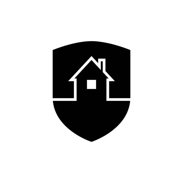 Symbole Protection Panneau Sécurité Agence Sécurité Emblématique Bouclier Construction — Image vectorielle
