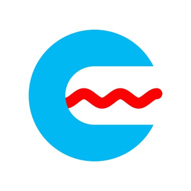 Konuşma terapisti logo işareti. konuşma pataloğu sembolü. Açık ağız ve tongu