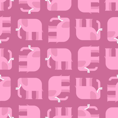 Pembe fil model sorunsuz. Fantastik büyük hayvan arka plan. Aşk işaret