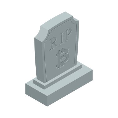 Bitcoin ölüm rip. Mezar taşı cryptocurrency için. Mezar taşı elektronik para. mezar anıt sanal cas