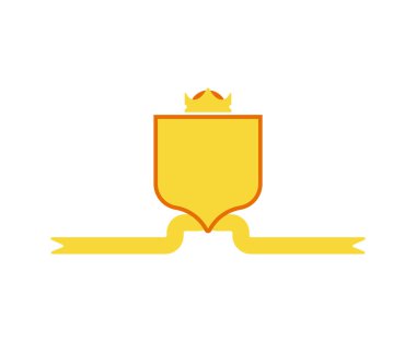 Taç hanedan kalkan. Şablon hanedanlık armaları tasarım öğesi. Arması Kraliyet ailesi ve dokunun