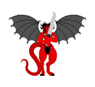 Kılıç kadın iblisle savaşçı. Güçlü dişi şeytan. çılgına Succubus kırmızı. Bayan şeytan. Cehennem savaşçılar.  