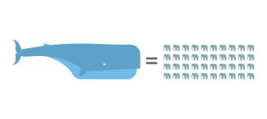 Ağırlık mavi balina 40 filler Infographics hayvan olduğunu