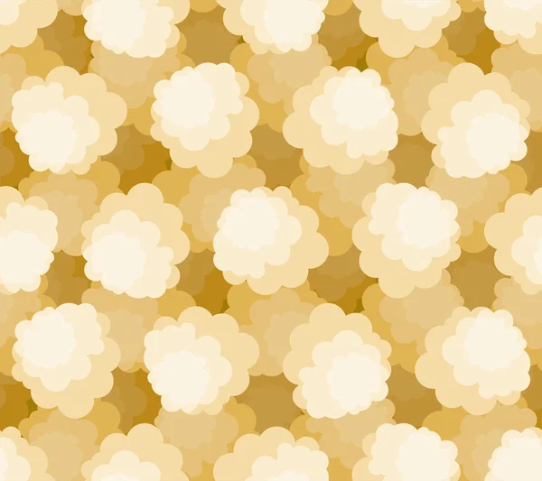 Popcorn-Muster nahtlos. Luftmais Hintergrund. Cartoon-Stil — Stockvektor