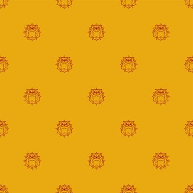 Guard köpek deseni kesintisiz. Öfkeli Bulldog baş arka plan. sevmek