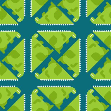 Ejderha karikatür desen sorunsuz. Dinozor arka planı. Dino ornam