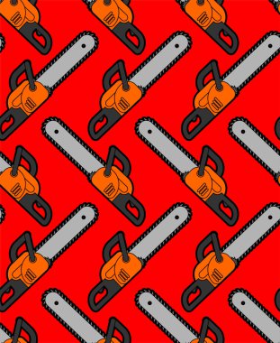 Testere deseni sorunsuz. lumberjack Aracı arka plan. vektör veya