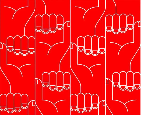 Yumruk izi pürüzsüz. Özgürlük ve mücadele geçmişi sembolü