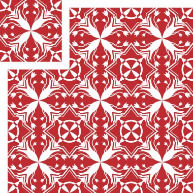 Vektör dikişsiz desen. Arap kiremit doku, dekoratif duvar kağıdı, kitap kapağı