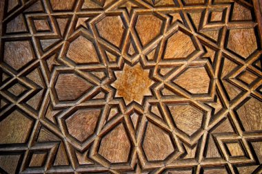 Türkiye'de Edirne, Selimiye Camii kapı modelleri. Sinan'ın Selimiye Camii Unesco Dünya Kültür Mirası Listesi'ne kapıdaki 1575 Osmanlı mimar tarafından inşa.