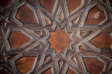 Türkiye'de Edirne, Selimiye Camii kapı modelleri. Sinan'ın Selimiye Camii Unesco Dünya Kültür Mirası Listesi'ne kapıdaki 1575 Osmanlı mimar tarafından inşa.