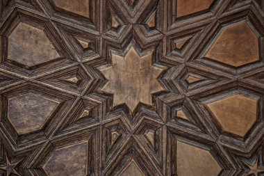 Türkiye'de Edirne, Selimiye Camii kapı modelleri. Sinan'ın Selimiye Camii Unesco Dünya Kültür Mirası Listesi'ne kapıdaki 1575 Osmanlı mimar tarafından inşa.