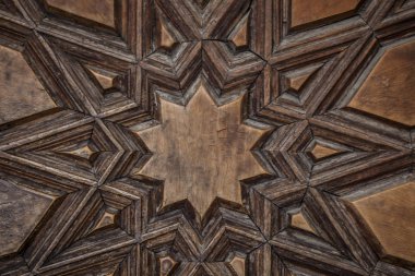 Türkiye'de Edirne, Selimiye Camii kapı modelleri. Sinan'ın Selimiye Camii Unesco Dünya Kültür Mirası Listesi'ne kapıdaki 1575 Osmanlı mimar tarafından inşa.
