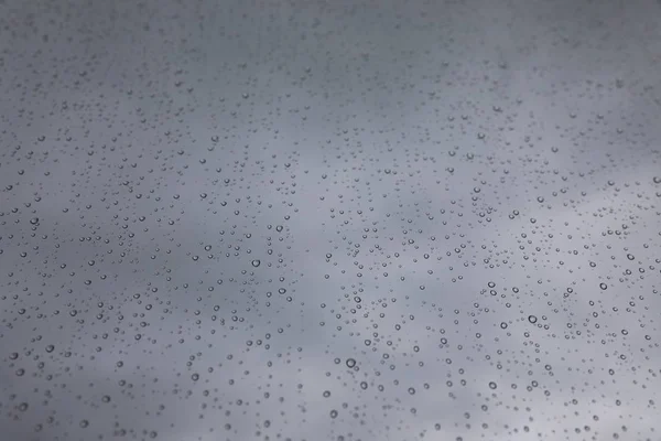 Regentropfen Auf Glas — Stockfoto