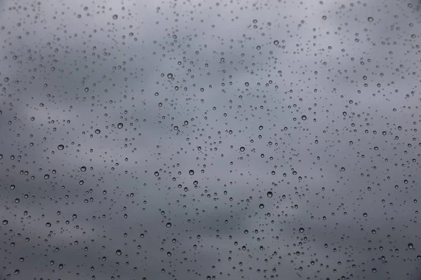 Rain Drops Glass — Stock Photo, Image