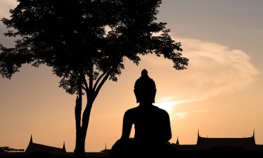 Akşam arka plan bulut ile güzel gökyüzü