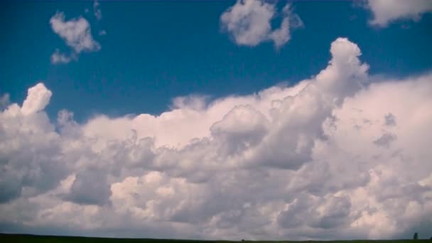 Tempestade Nuvens Chuva Pôr Sol Tempo Nublado — Vídeo de Stock