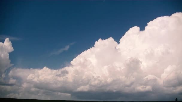 Nubes Tormenta Lluvia Atardecer Tiempo Nublado — Vídeos de Stock