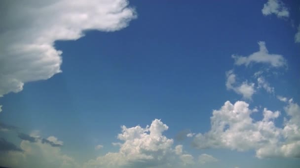 Storm Regenwolken Bij Zonsondergang Bewolkt Weer — Stockvideo