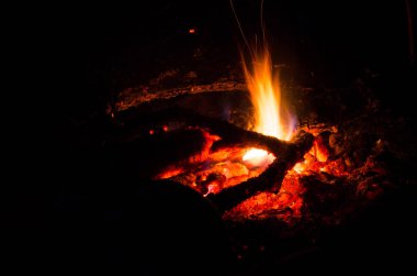 Közler parke bir ateşte yanar..