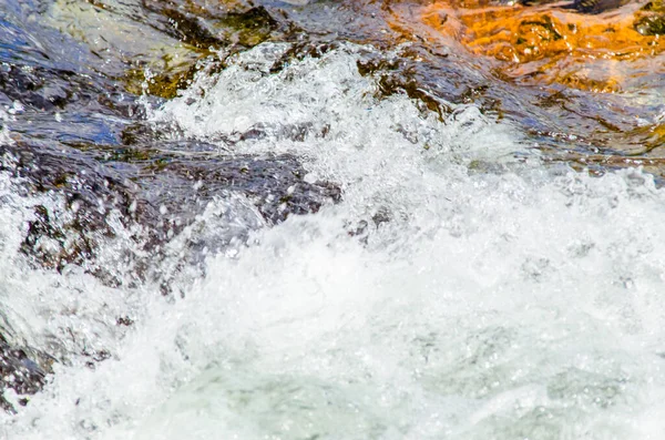 Summer Rocky Mountain River Water Silk Mountain River — Stock Photo, Image