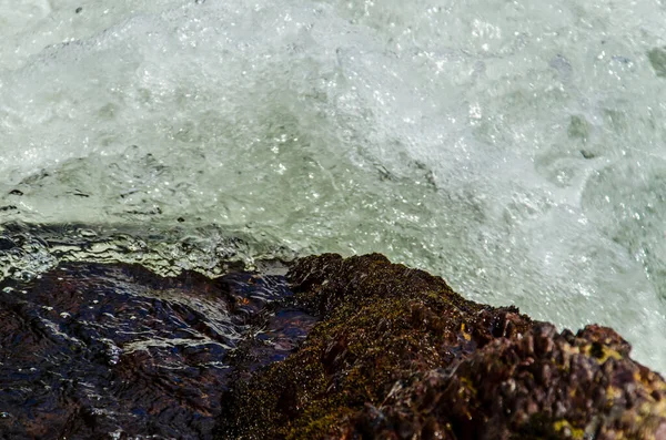 Verano Rocosa Montaña Río Agua Seda Río Montaña —  Fotos de Stock