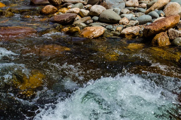 Summer Rocky Mountain River Water Silk Mountain River — Stock Photo, Image