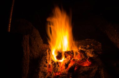 Közler parke bir ateşte yanar..