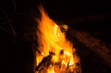 Közler parke bir ateşte yanar..