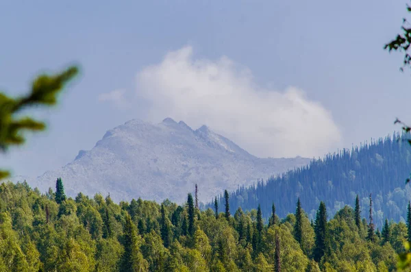 View High Mountain Clouds Sky — Stock Photo, Image