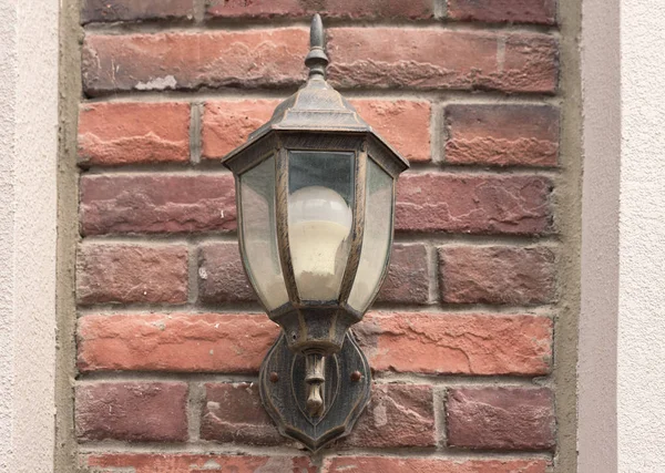 Outdoor Wall Lamp. Street lamp on the wall. Wall light