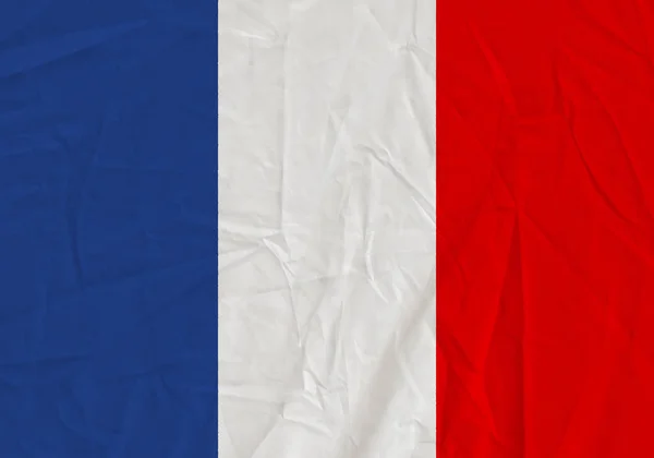 France grunge flag. Patriotic background. National flag of France