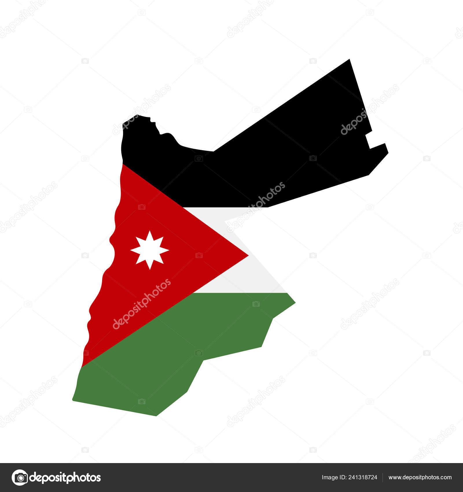 jordan map flag