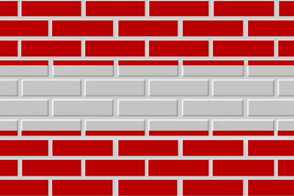 Austria brick flag illustration. Patriotic background. National flag of Austria