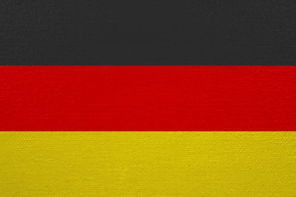 Germany flag on canvas. Patriotic background. National flag of Germany