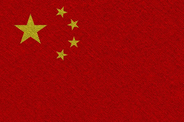 China fabric flag