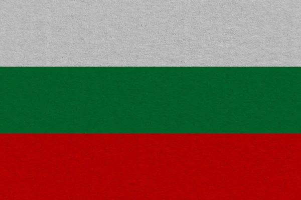 bulgaria flag painted on paper