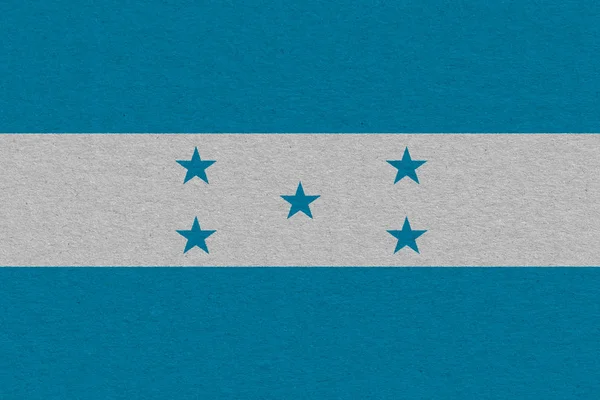 Honduras flag painted on paper